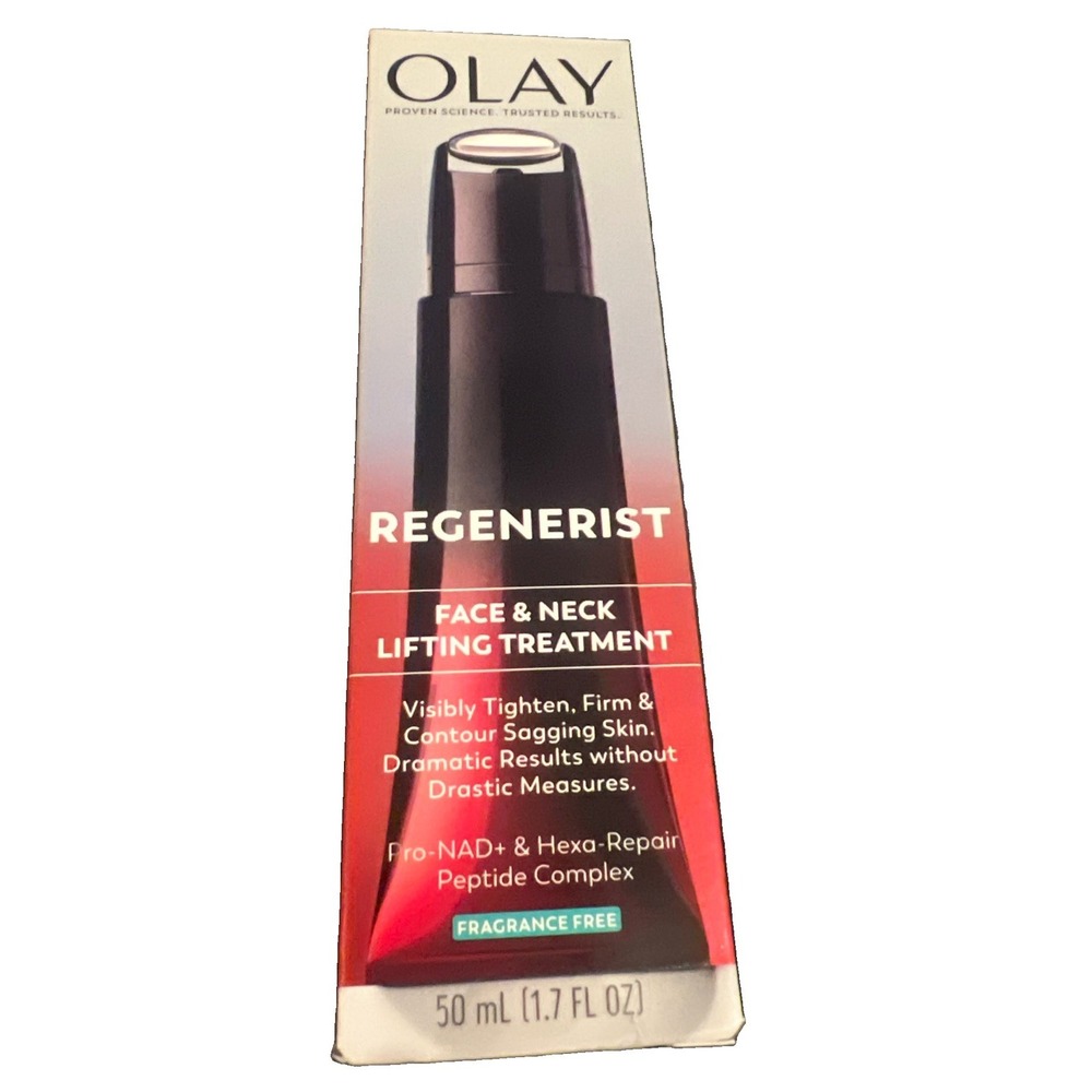 Olay Regenerist Face & Neck Lifting Treatment Fragrance-Free 50ml/1.7fl.oz. New